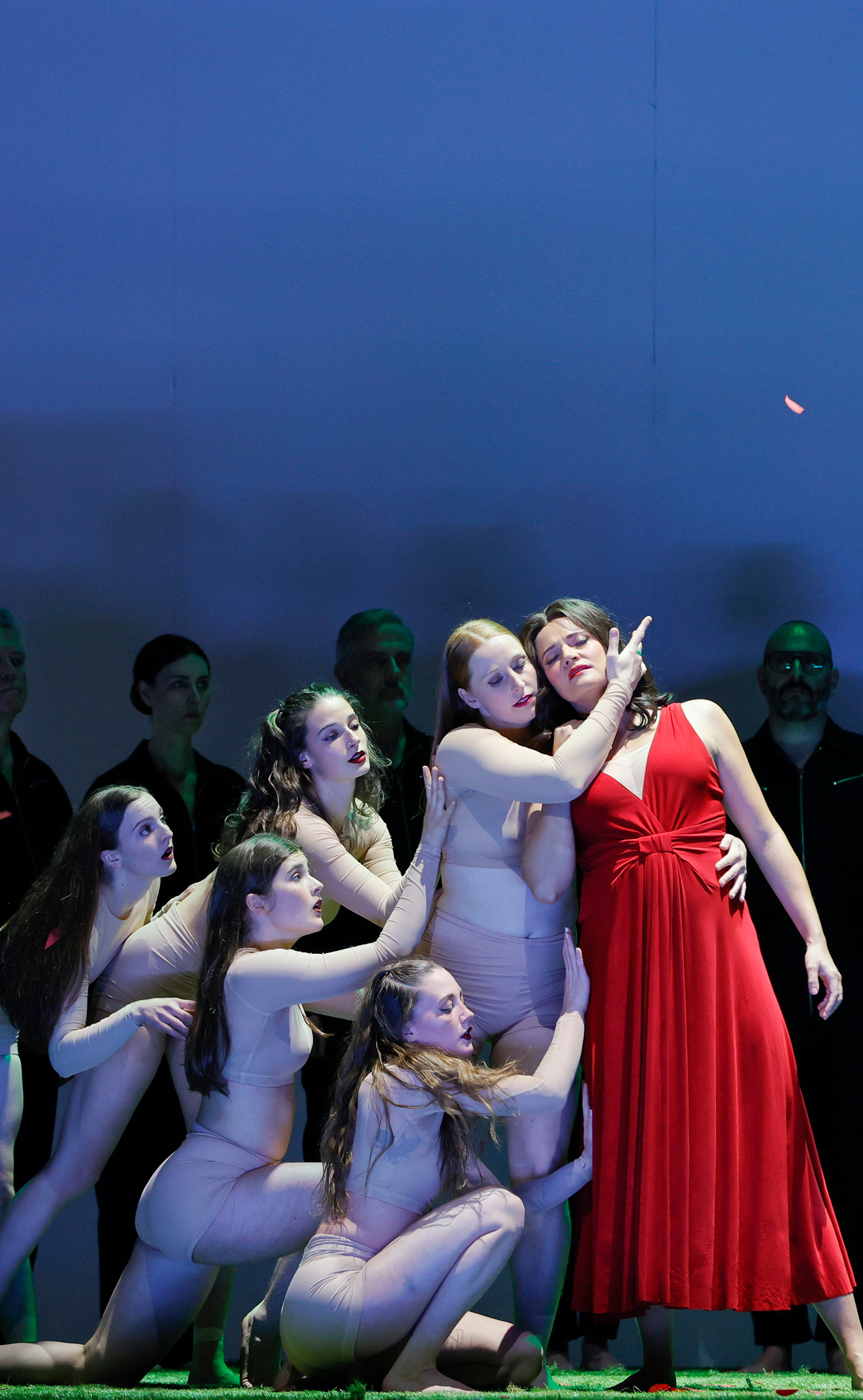 Samantha Clarke as Eurydice and Circa Ensemble (© Jeff Busby)